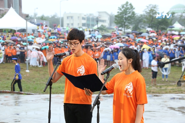 2013 韓国全国 成和学生 キャンプ 開会式 天暦6月26日(陽8.2)